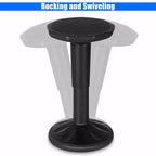 Tabouret ergonomique Costway Active Motion pour enfants, chaise oscillante à hauteur réglable Gris/Bleu/Noir/Vert menthe/Blanc