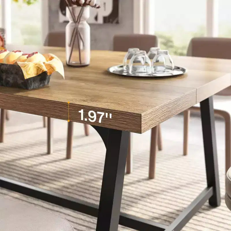 Table à manger rectangulaire Lantine de 179,9 cm