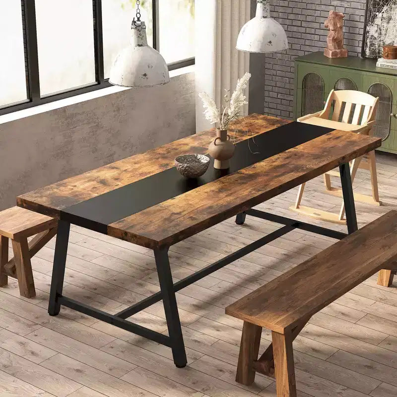Table à manger rectangulaire Lantine de 179,9 cm