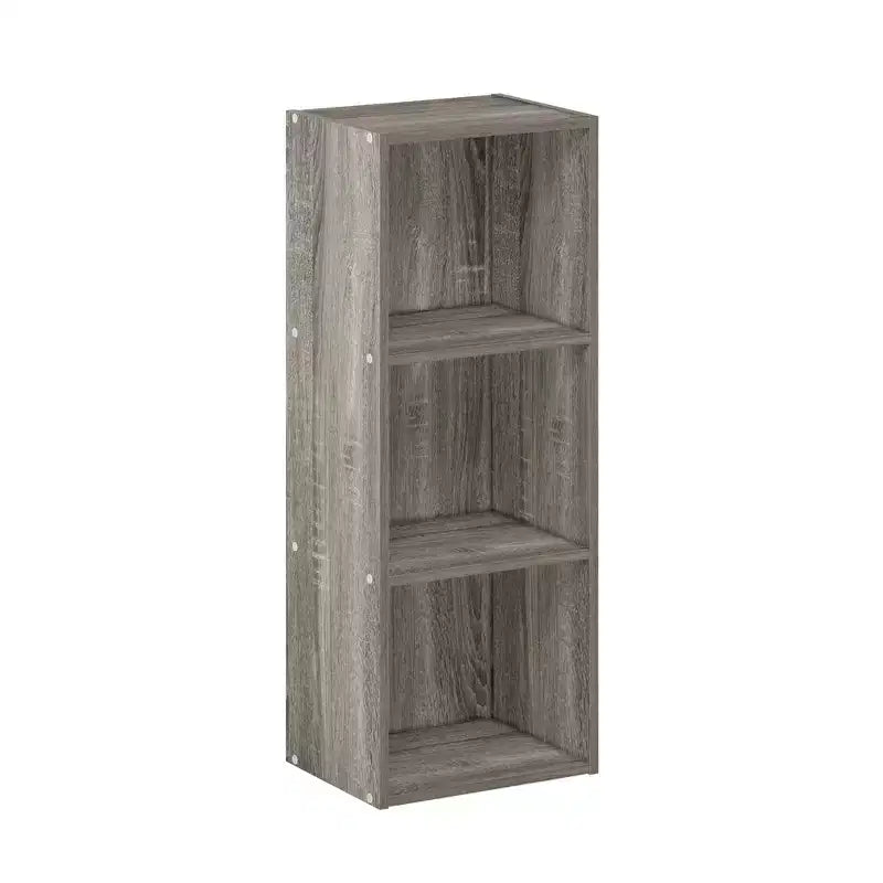 Furinno Étagère utilitaire à 3 niveaux facile à assembler Bibliothèque ouverte Organiseur de présentation