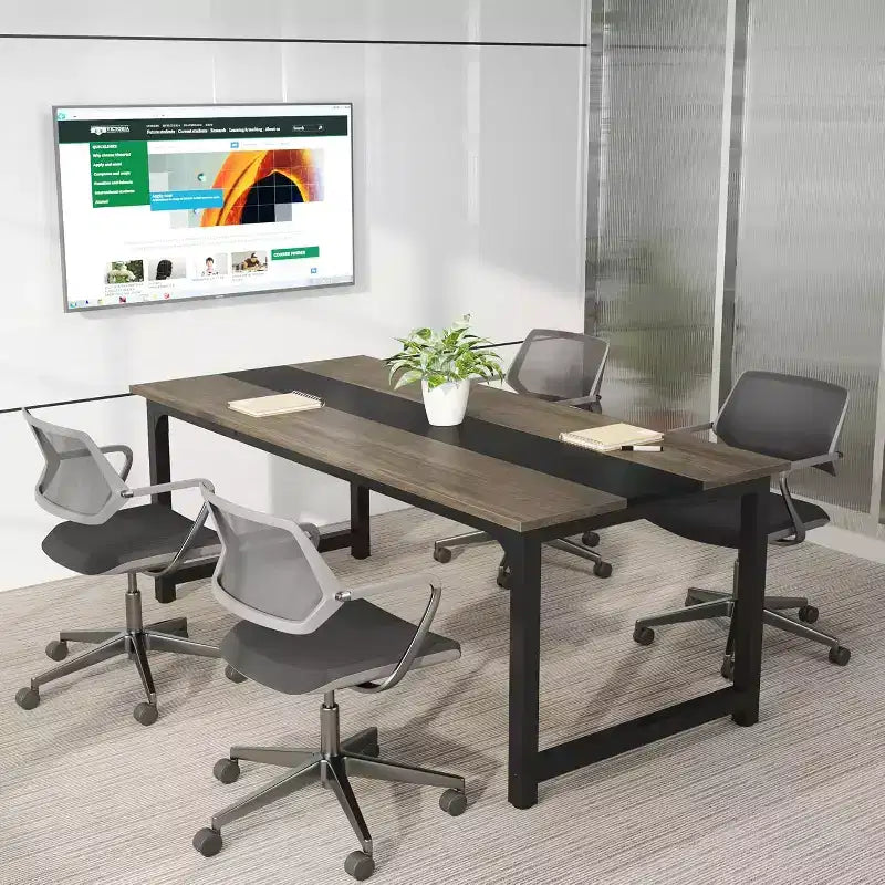 Tribesigns Bureau d'ordinateur rectangulaire 180 cm