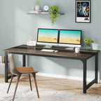 Tribesigns Bureau d'ordinateur rectangulaire 180 cm