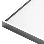 Miroir Mural Rectangulaire en Métal Moderne Dovelina Miroir de Salle de Bain