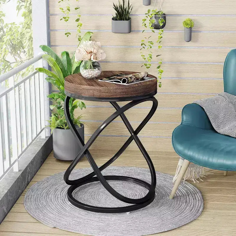 Tables d'appoint rondes de 66 cm Lantine