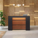 Comptoir de réception avec lumières LED Lantine de 160 cm