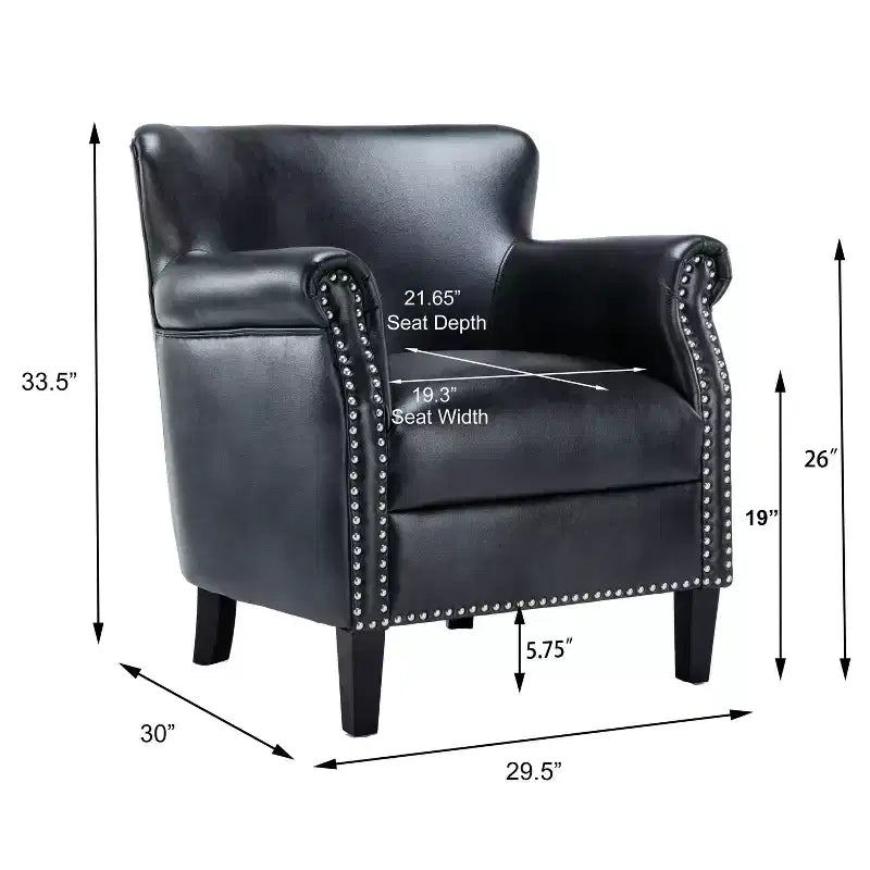 Fauteuil club Comfort Pointe Holly