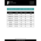 Armoire de toilette intelligente Fine Fixtures, aluminium, encastrée/en surface