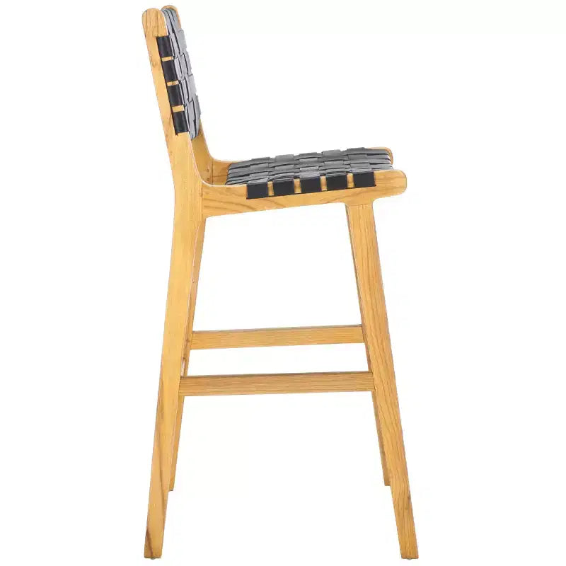 Tabouret de bar en cuir Adah - Safavieh