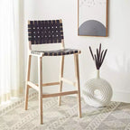 Tabouret de bar en cuir Adah - Safavieh