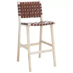 Tabouret de bar en cuir Adah - Safavieh