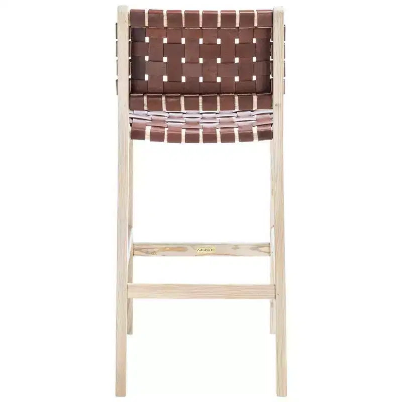 Tabouret de bar en cuir Adah - Safavieh