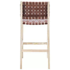 Tabouret de bar en cuir Adah - Safavieh