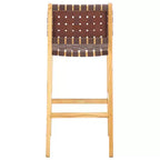 Tabouret de bar en cuir Adah - Safavieh