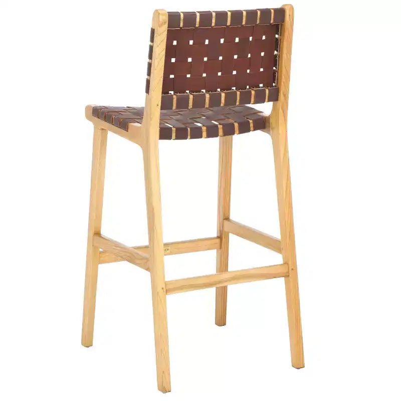 Tabouret de bar en cuir Adah - Safavieh
