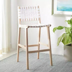 Tabouret de bar en cuir Adah - Safavieh