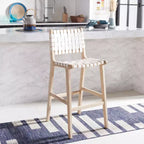 Tabouret de bar en cuir Adah - Safavieh