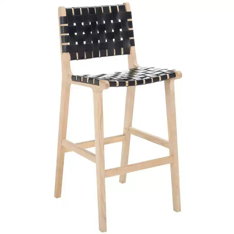 Tabouret de bar en cuir Adah - Safavieh