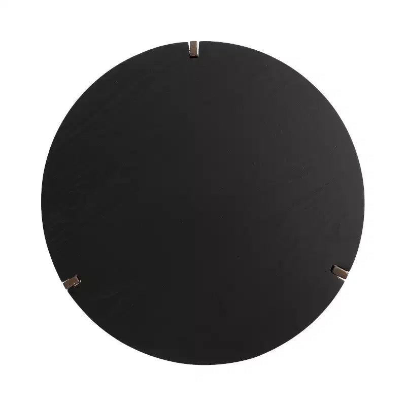 Table d'appoint Kate and Laurel Rovin, bois et métal, 16x16x18, noir