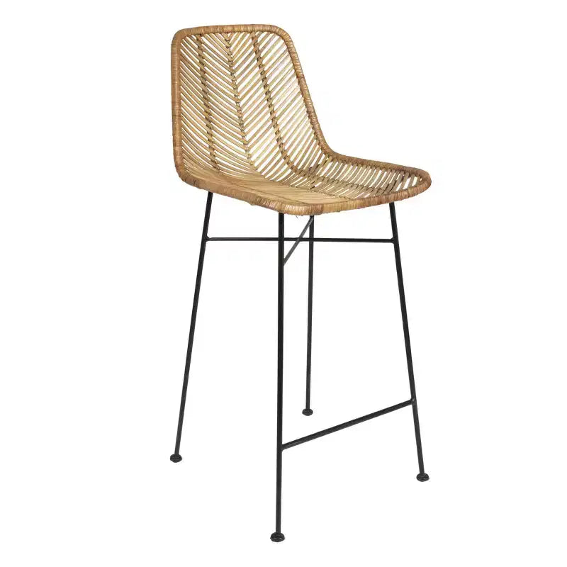 Tabouret de bar en rotin Storied Home