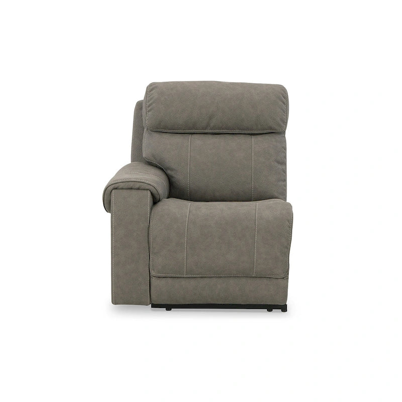 Canapé d'angle inclinable électrique Starbot gris - 112W x 112D x 42H