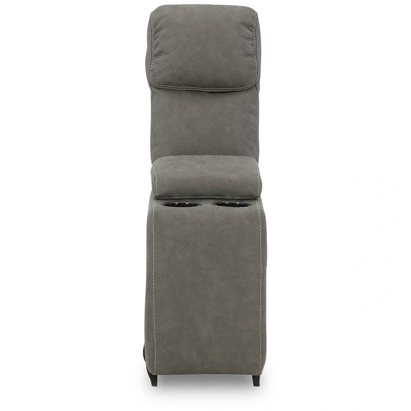Canapé d'angle inclinable électrique Starbot gris - 112W x 112D x 42H