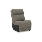 Canapé d'angle inclinable électrique Starbot gris - 112W x 112D x 42H