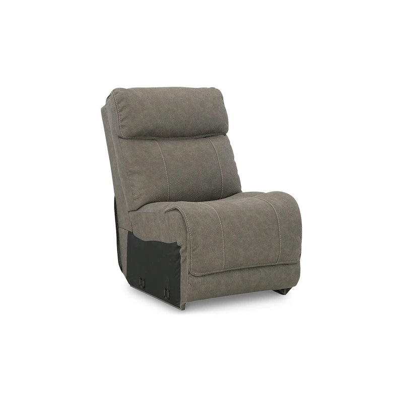 Canapé d'angle inclinable électrique Starbot gris - 112W x 112D x 42H