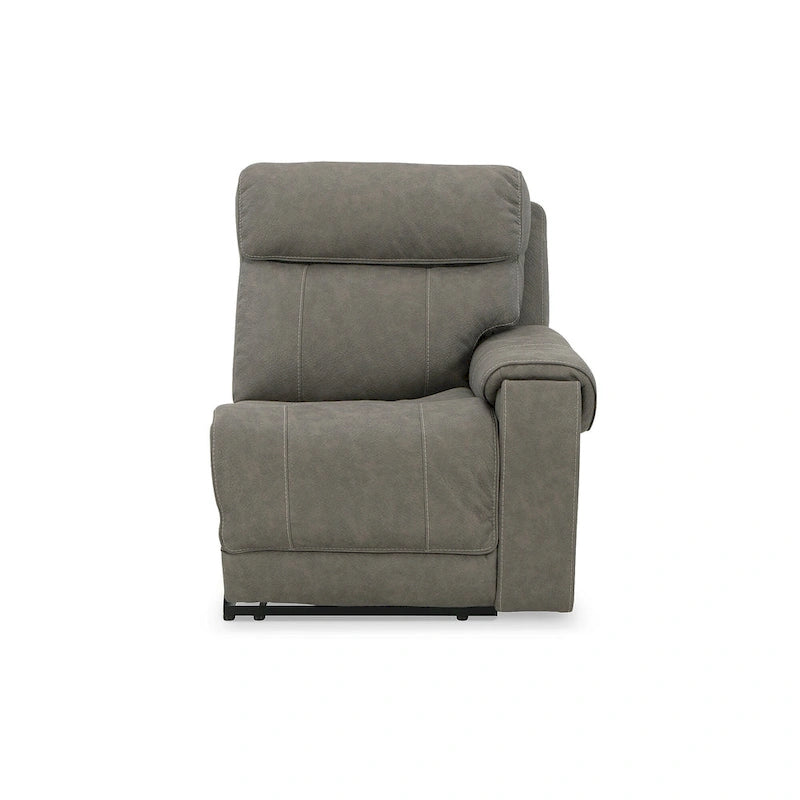 Canapé d'angle inclinable électrique Starbot gris - 112W x 112D x 42H