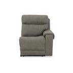 Canapé d'angle inclinable électrique Starbot gris - 112W x 112D x 42H