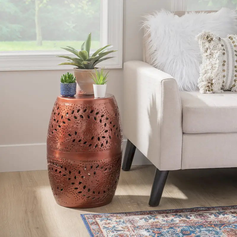 Table d'appoint Seanna en aluminium