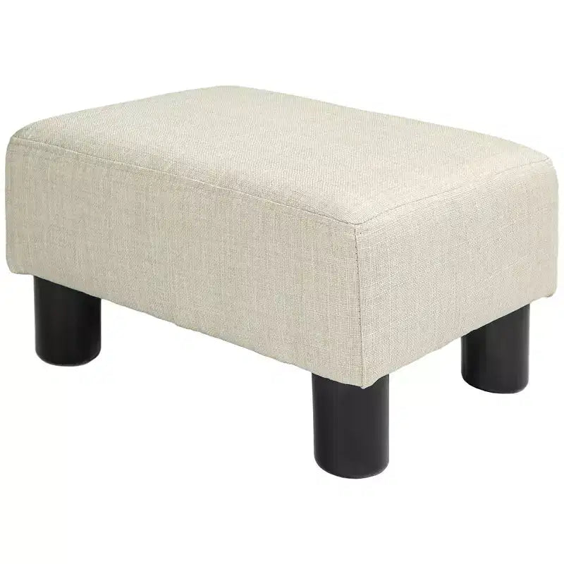 HOMCOM 16 Cube Modern Linen Fabric Pouf Footrest Ottoman