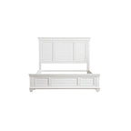 Chambre à coucher moderne 6 pièces Leo en panneaux blancs