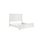 Chambre à coucher moderne 6 pièces Leo en panneaux blancs