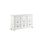 Chambre à coucher moderne 6 pièces Leo en panneaux blancs