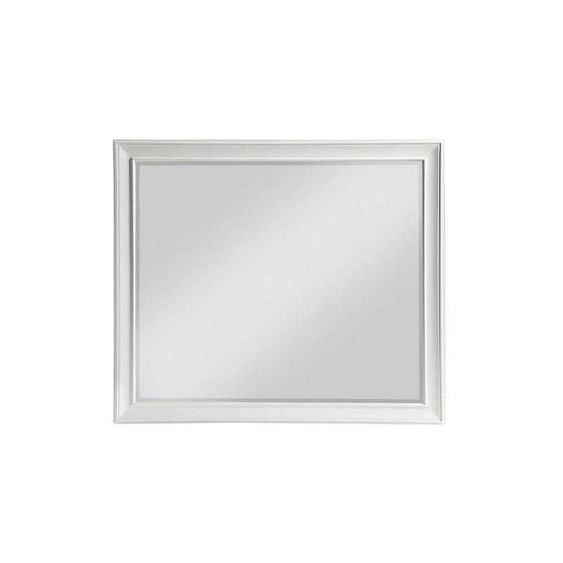 Chambre à coucher moderne 6 pièces Leo en panneaux blancs