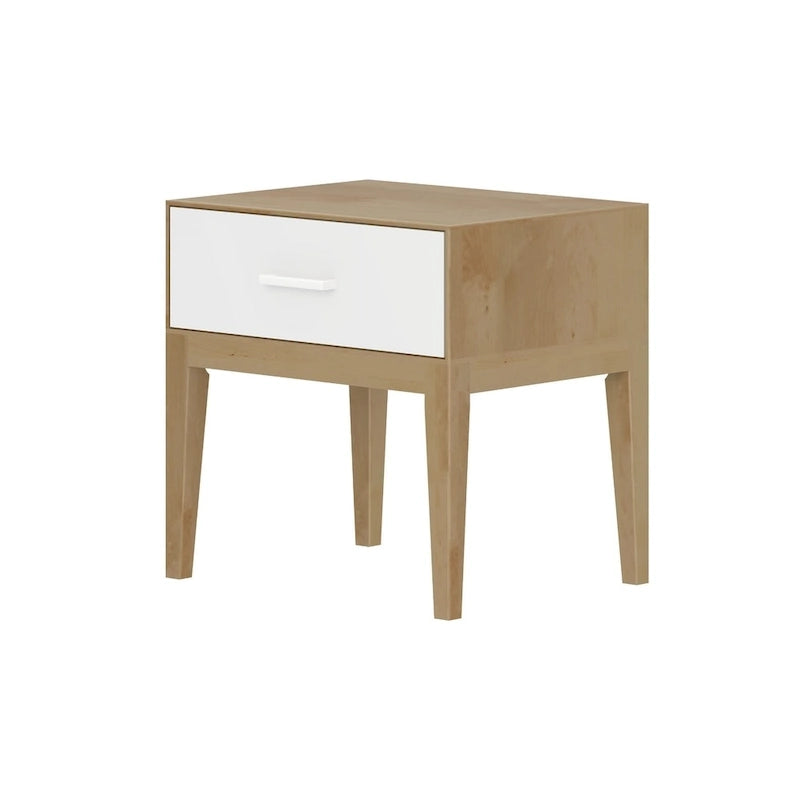 Ensemble de chambre à coucher 3 pièces « Plank and Beam » format grand lit avec 2 tables de chevet