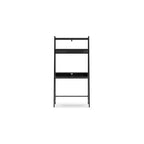 Bureau de télétravail contemporain Signature Design by Ashley Yarlow 36 avec étagère, noir
