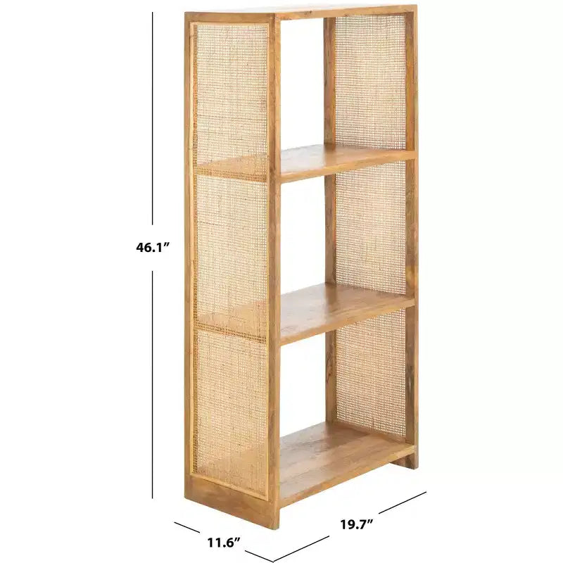 Étagère Phoenix à 3 niveaux - ETG6501 - Naturel/Marron doré - Safavieh