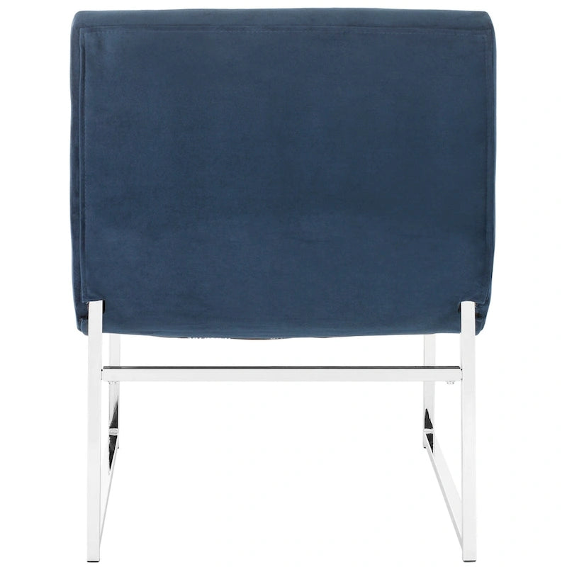 SAFAVIEH Jerilynn Fauteuil Club Hadley capitonné moderne du milieu du siècle - 63,5 x 76,2 x 81,3 cm
