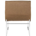 SAFAVIEH Jerilynn Fauteuil Club Hadley capitonné moderne du milieu du siècle - 63,5 x 76,2 x 81,3 cm