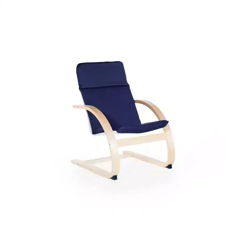 Guidecraft Ensemble de chaises berçantes Kiddie Rocker - Bleu : Ensemble de chaises berçantes en bois courbé pour enfants