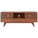 Meuble TV média à 3 tiroirs Safavieh Ciera (pour téléviseur à écran plat de 65 pouces) - 58,7 po x 15,2 po x 23,9 po - 59Wx15Px24H