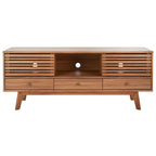 Meuble TV média à 3 tiroirs Safavieh Ciera (pour téléviseur à écran plat de 65 pouces) - 58,7 po x 15,2 po x 23,9 po - 59Wx15Px24H
