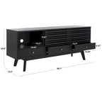 Meuble TV média à 3 tiroirs Safavieh Ciera (pour téléviseur à écran plat de 65 pouces) - 58,7 po x 15,2 po x 23,9 po - 59Wx15Px24H