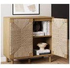 Nathan James Ensemble de 3 consoles Beacon en jonc de mer avec portes