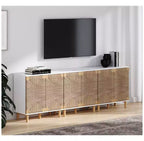 Nathan James Ensemble de 3 consoles Beacon en jonc de mer avec portes