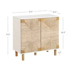 Nathan James Ensemble de 3 consoles Beacon en jonc de mer avec portes