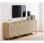 Nathan James Ensemble de 3 consoles Beacon en jonc de mer avec portes
