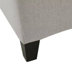 Christopher Knight Home Pouf de rangement capitonné Wendover en pin avec pieds en bouleau