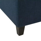 Christopher Knight Home Pouf de rangement capitonné Wendover en pin avec pieds en bouleau